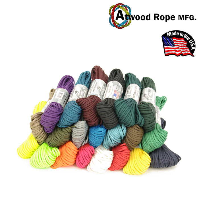 앳우드로프 550 파라코드 100Ft 낙하산줄 (컬러) 11,000원 택티컬아웃도어 넷피엑스